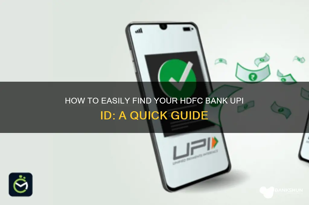 how to find hdfc bank upi id