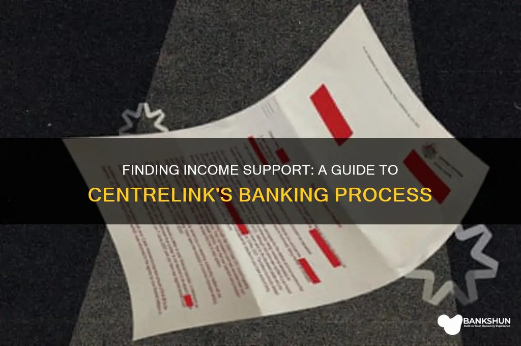 how to find income bank on centrelink