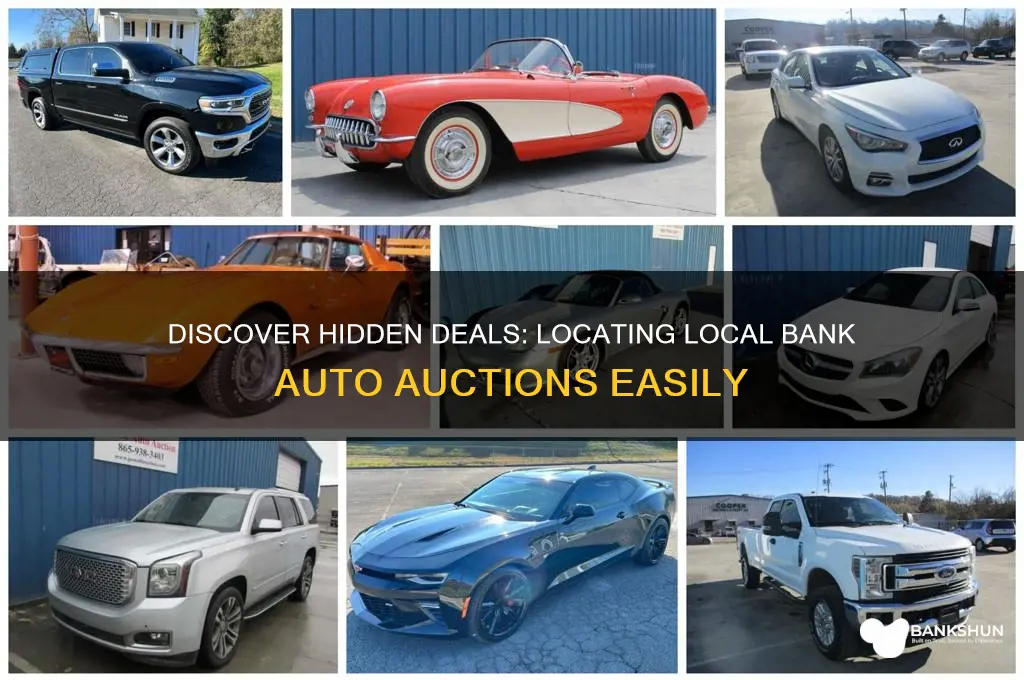 how to find local bank auto auctions