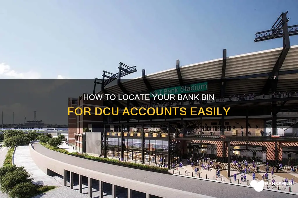 how to find my bank bin dcu