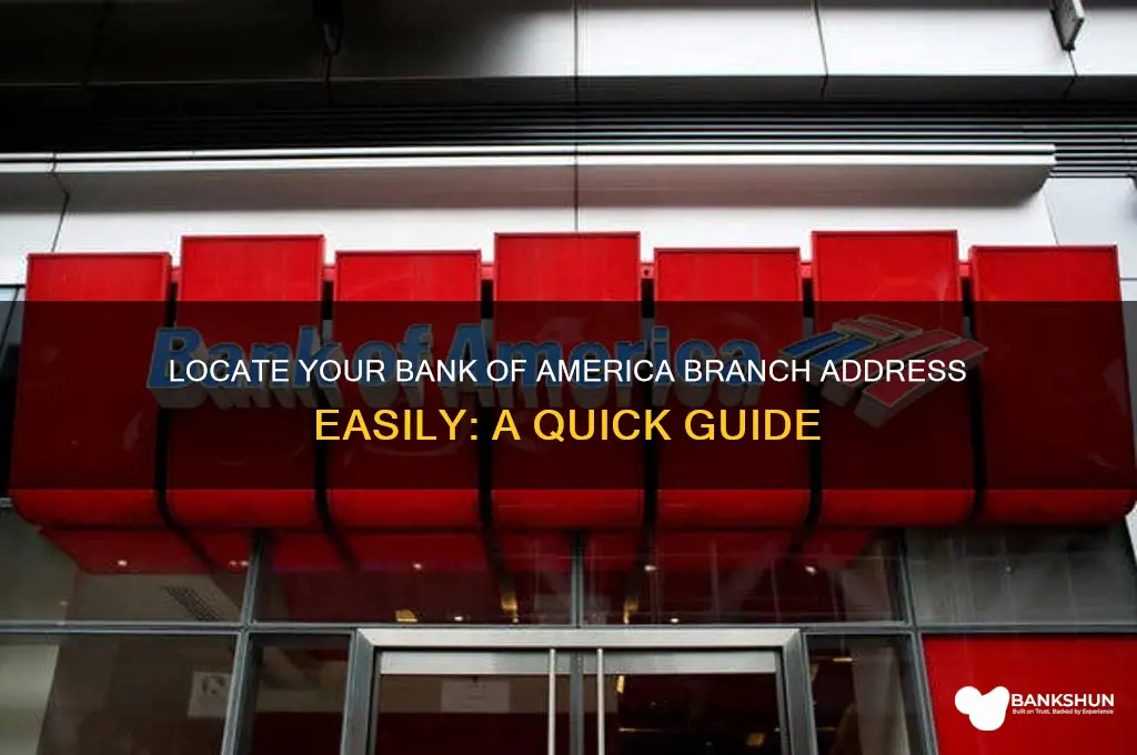 how to find my boa bank address