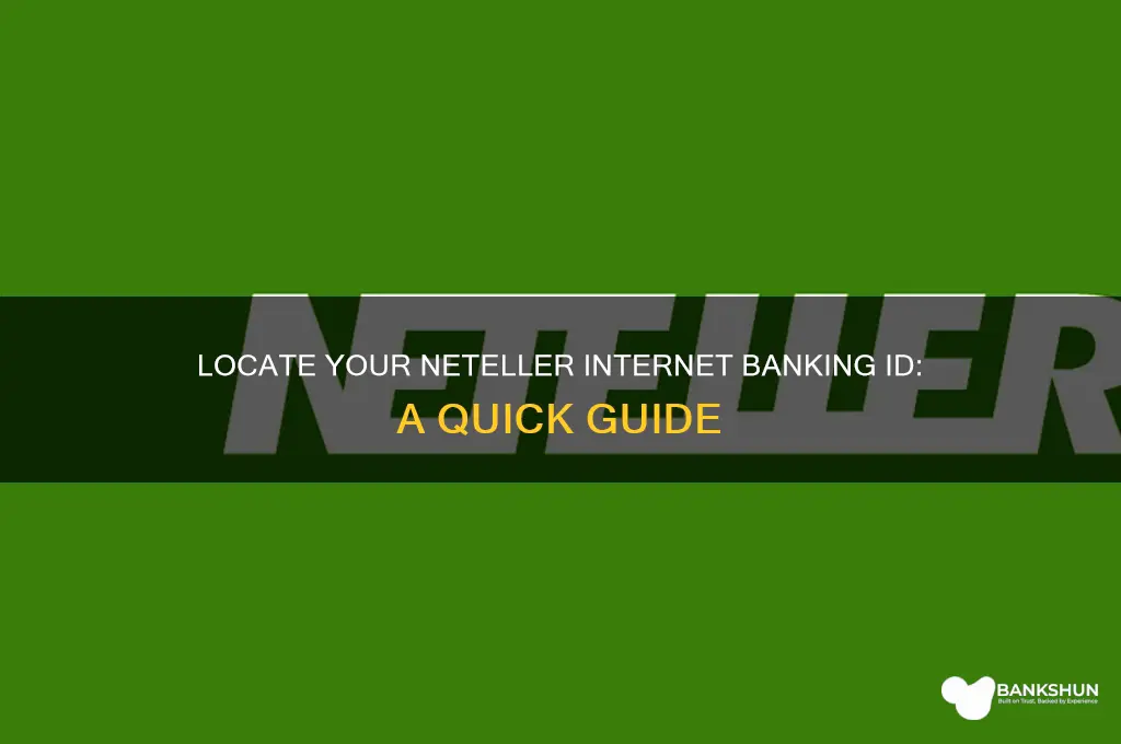 how to find netteller internet banking id