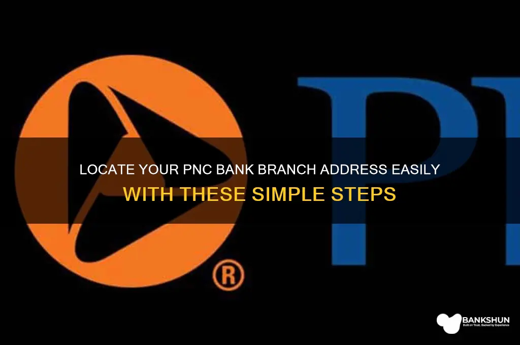 how to find out bank address pnc