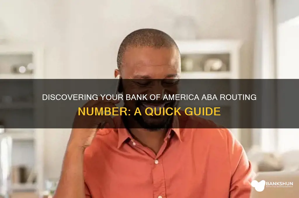 how to find out boa bank aba