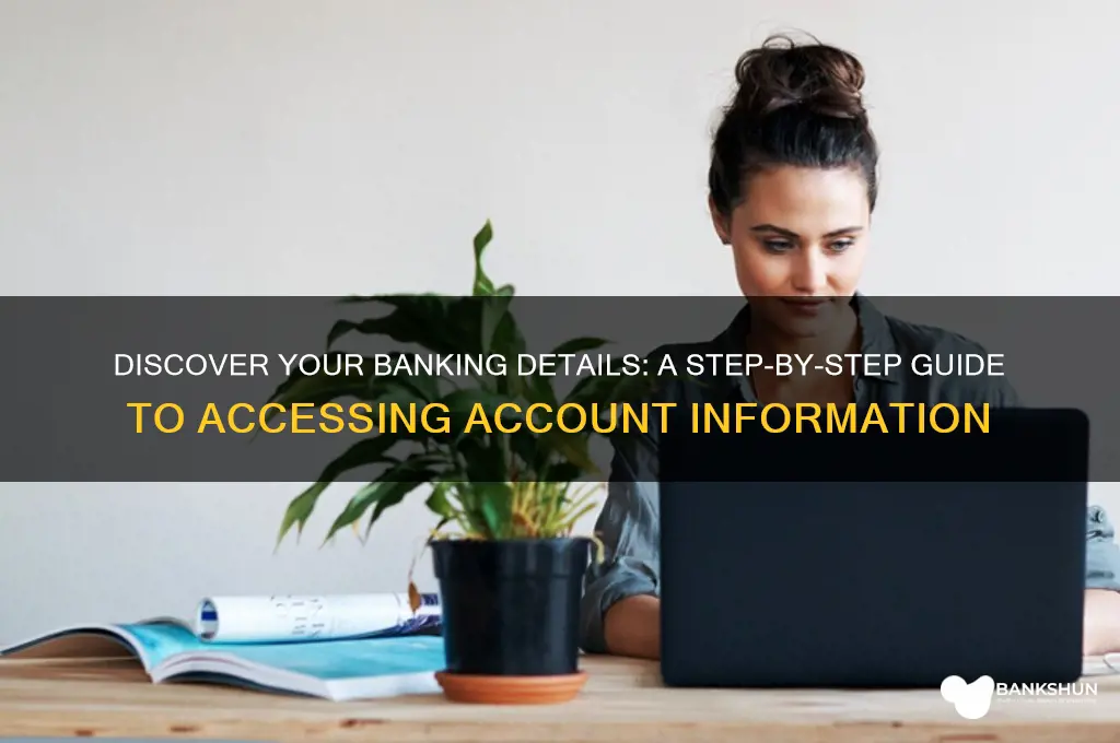 how to find out your banking information