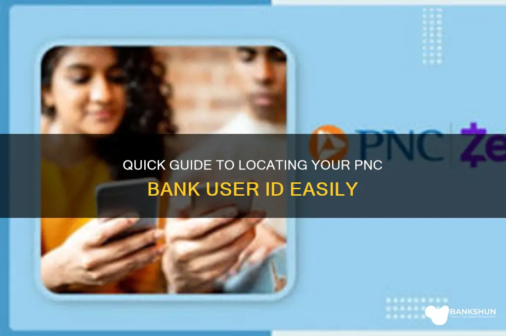 how to find pnc bank user id