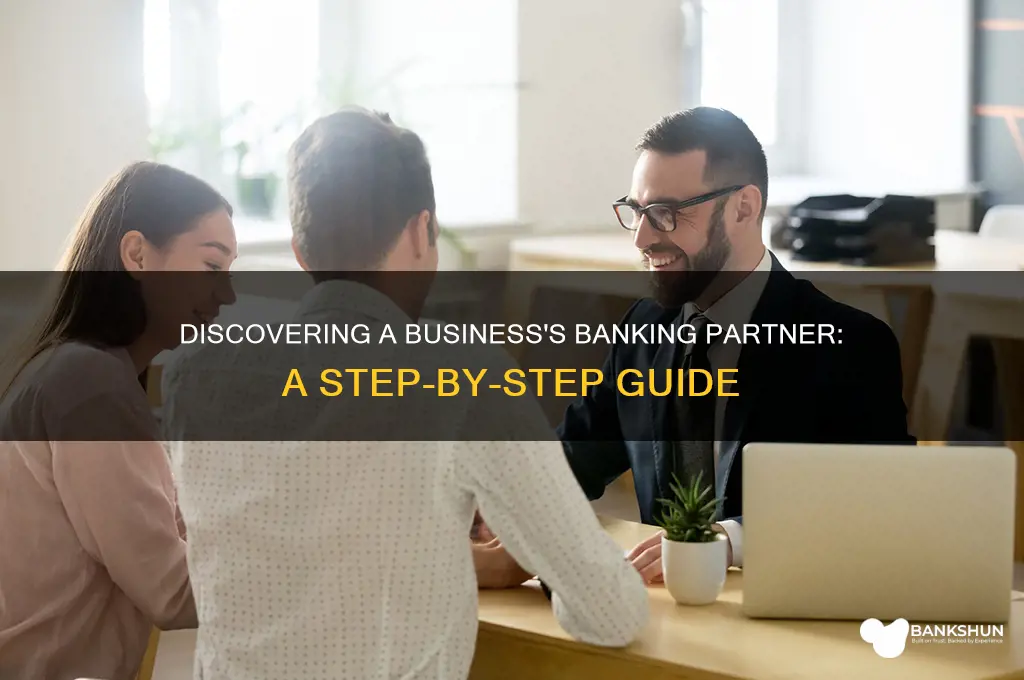 how to find where a business banks