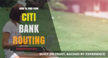 How to Easily Locate Your Citi Bank Routing Number
