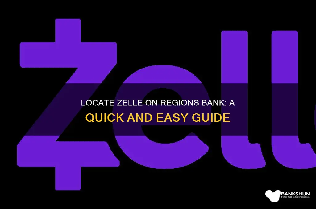 how to find zelle on regions bank