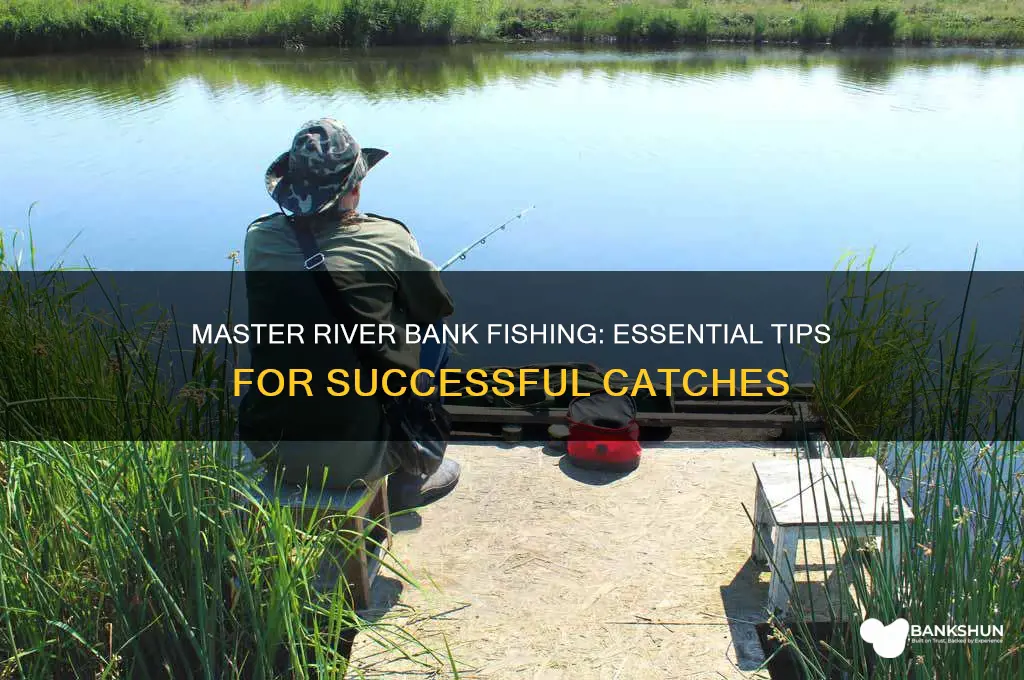 how to fish from a river bank