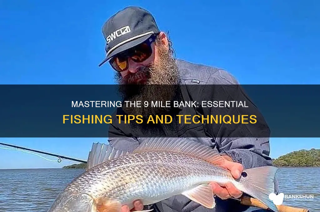 how to fish the 9 mile bank