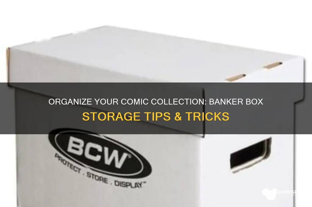 how to fit banker boxes comic books