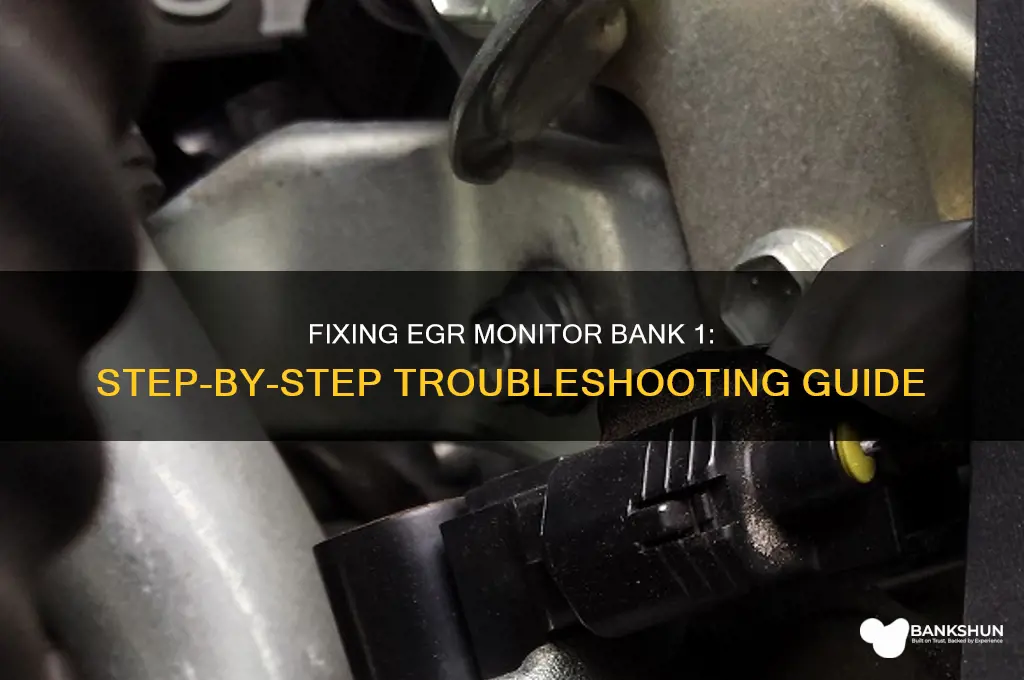 how to fix egr monitor bank 1