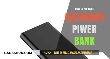 Fix Your Voice Recorder Power Bank: Quick Troubleshooting Guide