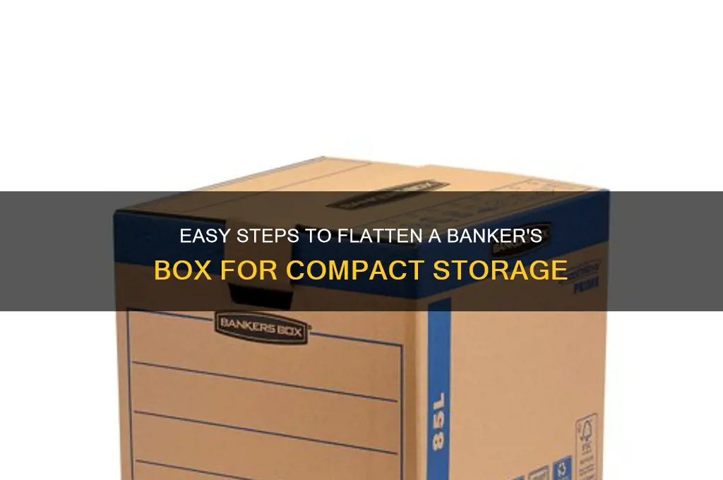 how to flatten a banker