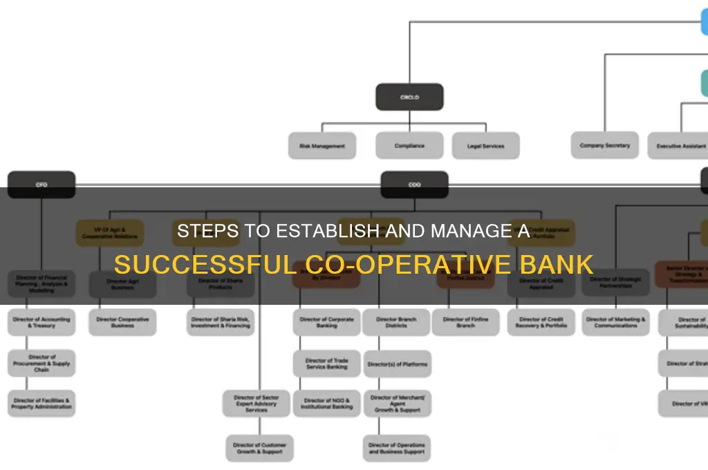 how to form a co-operative bank