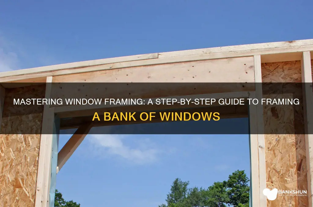 how to frame a bank of windows