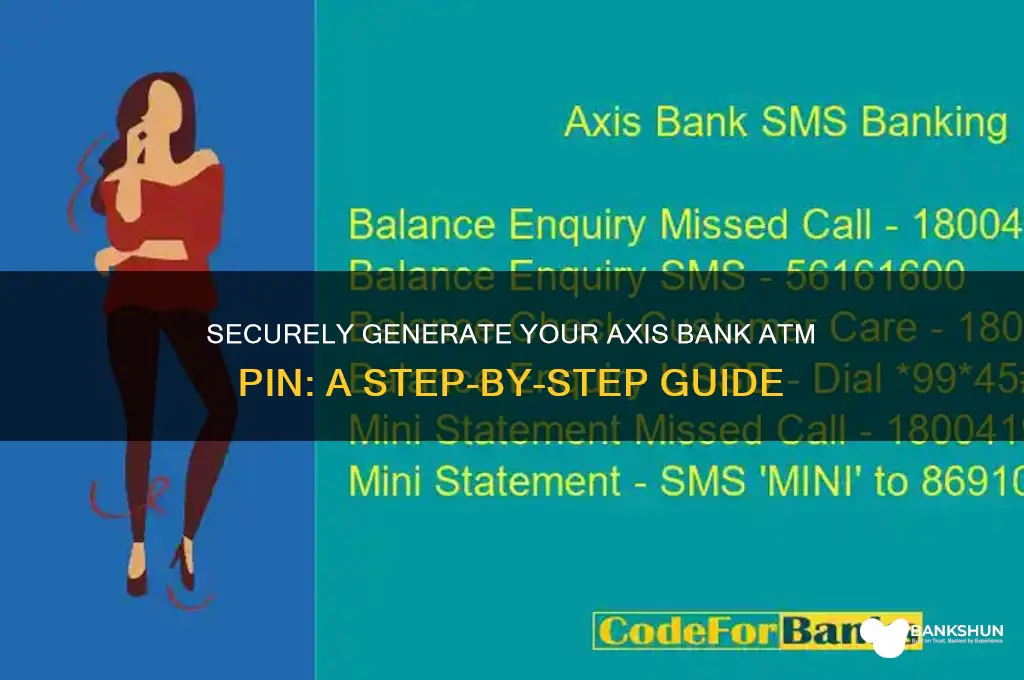 how to generate atm pin axis bank