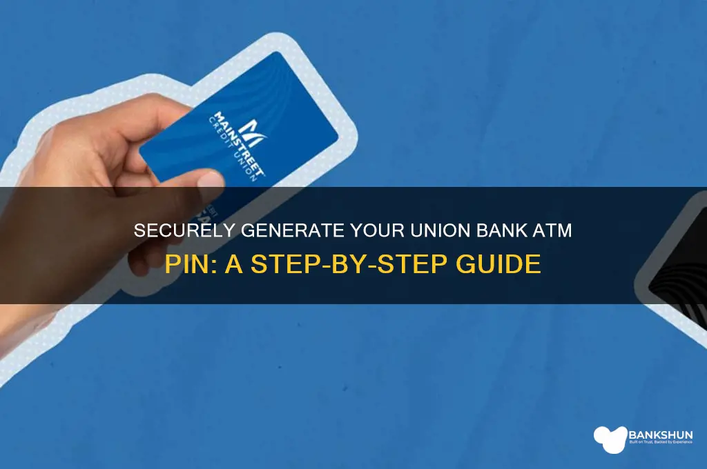 how to generate atm pin union bank