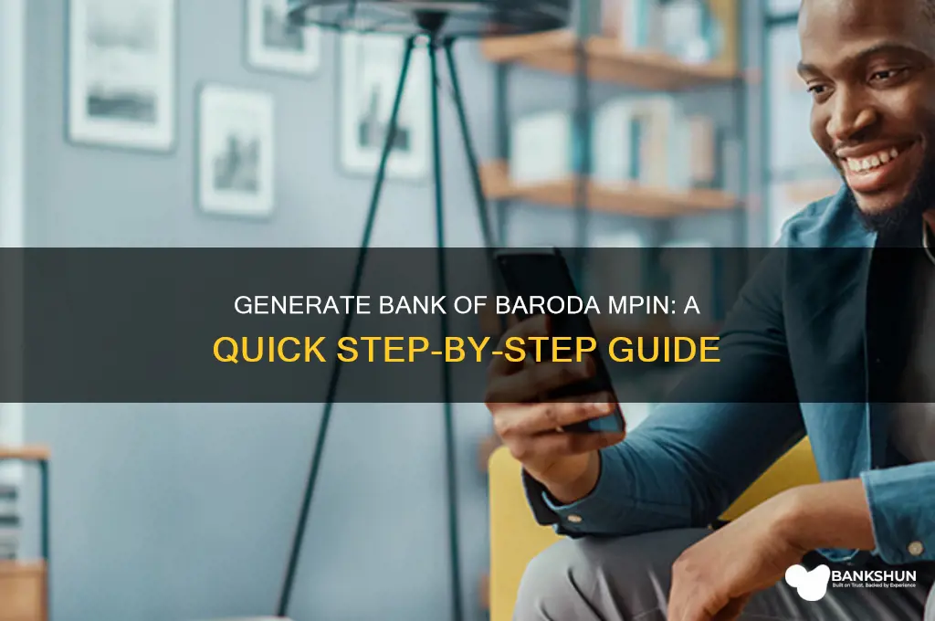 how to generate bank of baroda mpin