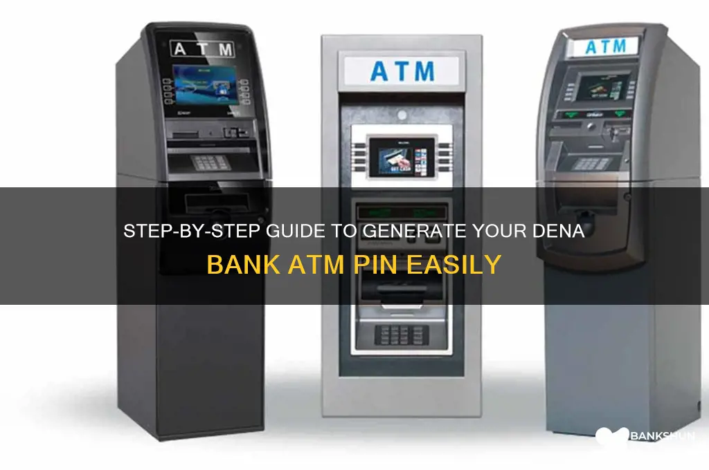 how to generate dena bank atm pin