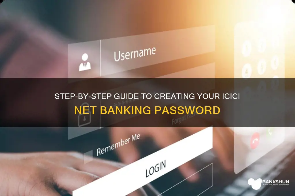 how to generate icici net banking password