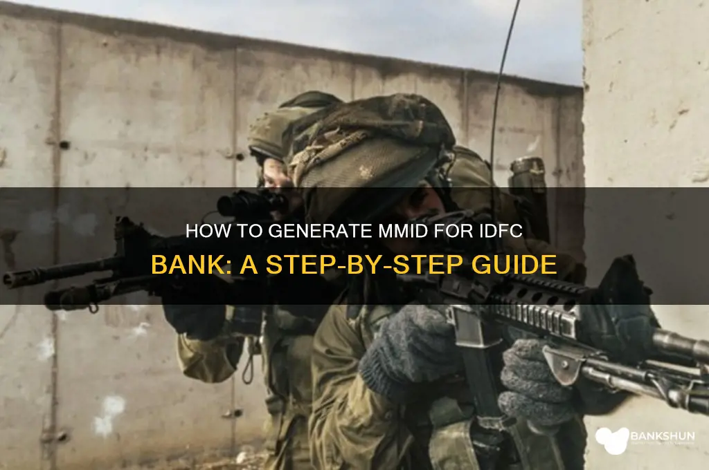 how to generate mmid for idfc bank