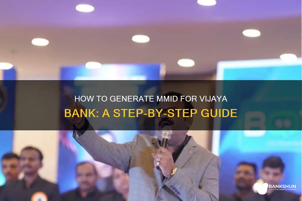 how to generate mmid for vijaya bank