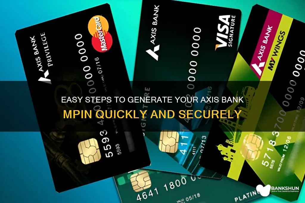 how to generate mpin for axis bank