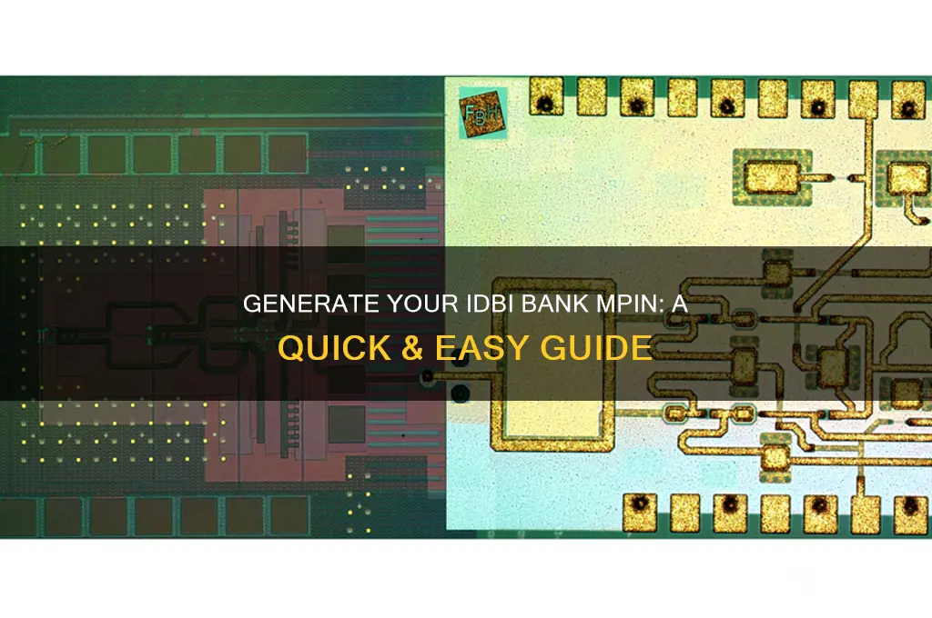 how to generate mpin for idbi bank