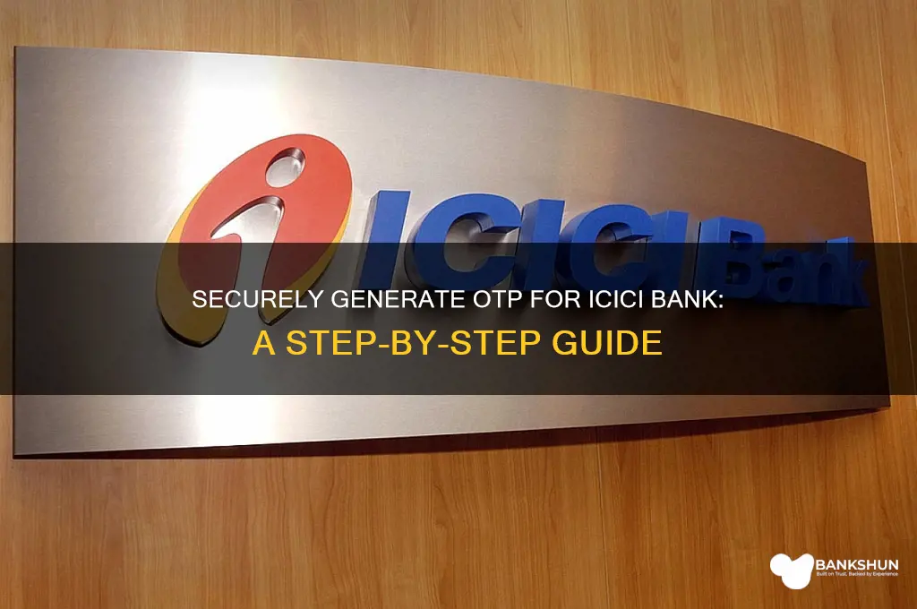 how to generate otp for icici bank