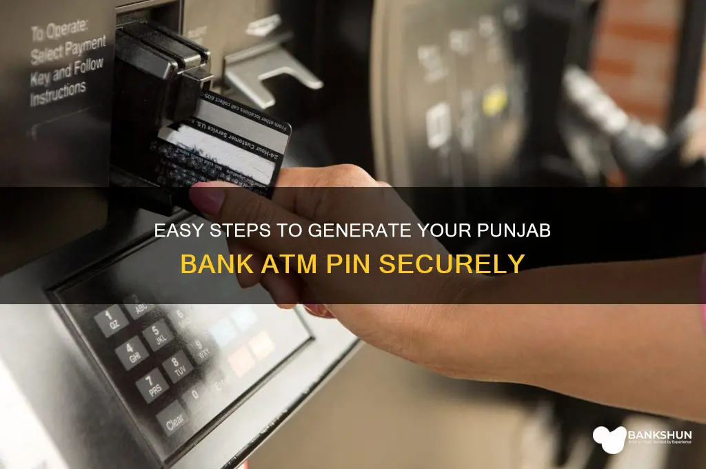 how to generate punjab bank atm pin