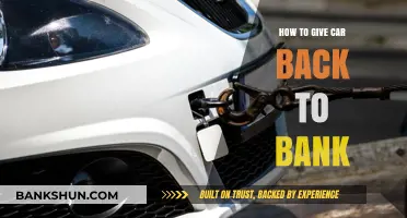 Returning Your Car: Giving it Back to the Bank