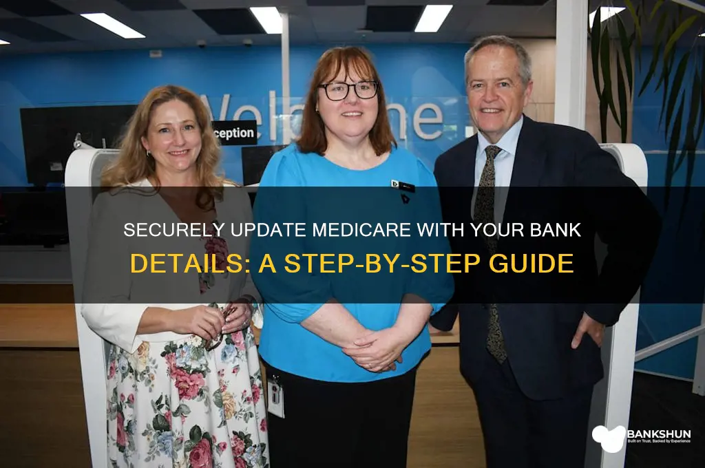 how to give medicare your bank details