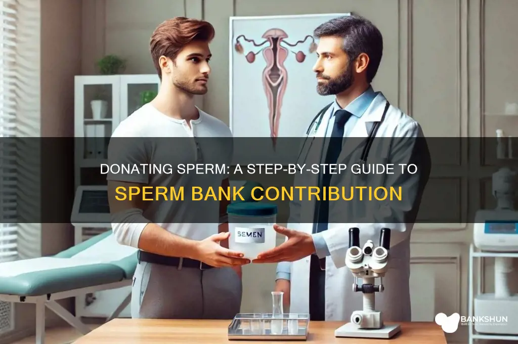 how to give sperm at sperm bank