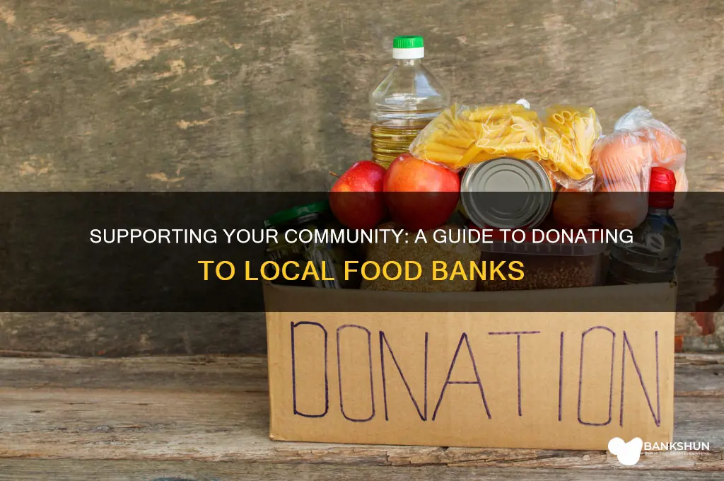how to give to local food bank