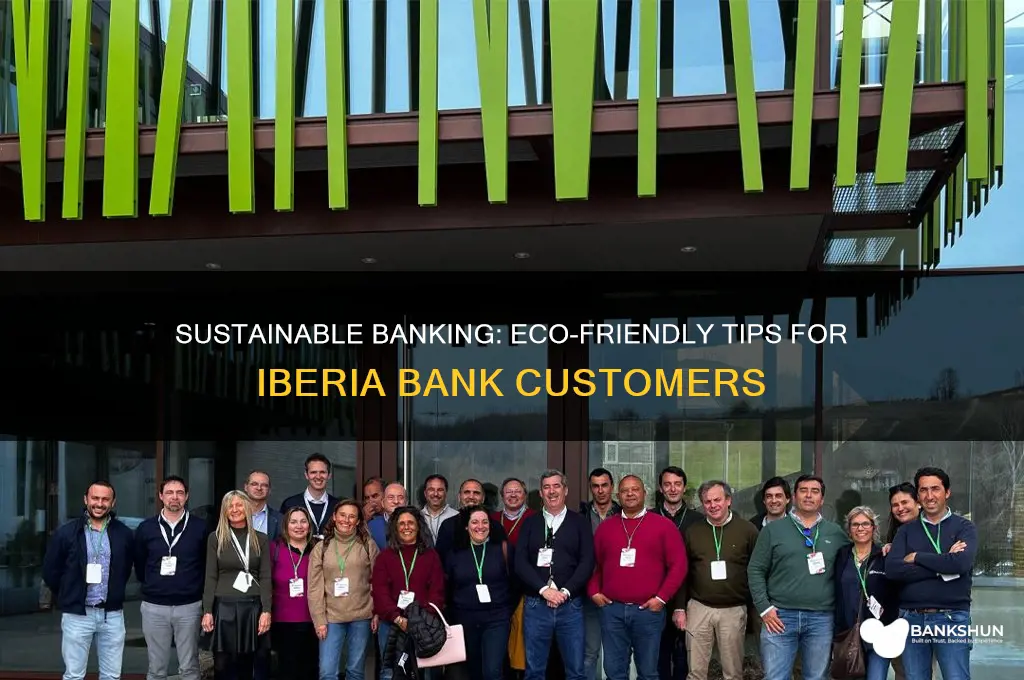 how to go green at iberia bank