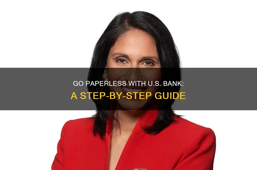 how to go paperless with us bank