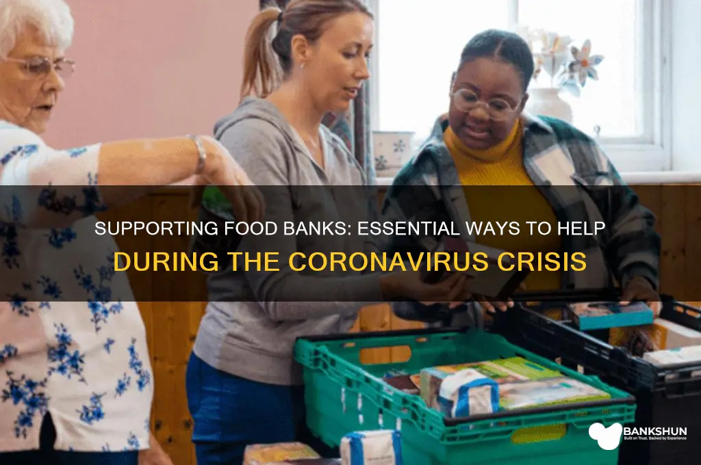 how to help food banks during coronavirus