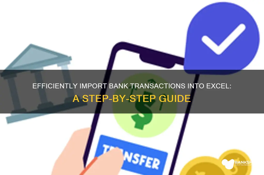how to import bank transactions into excel