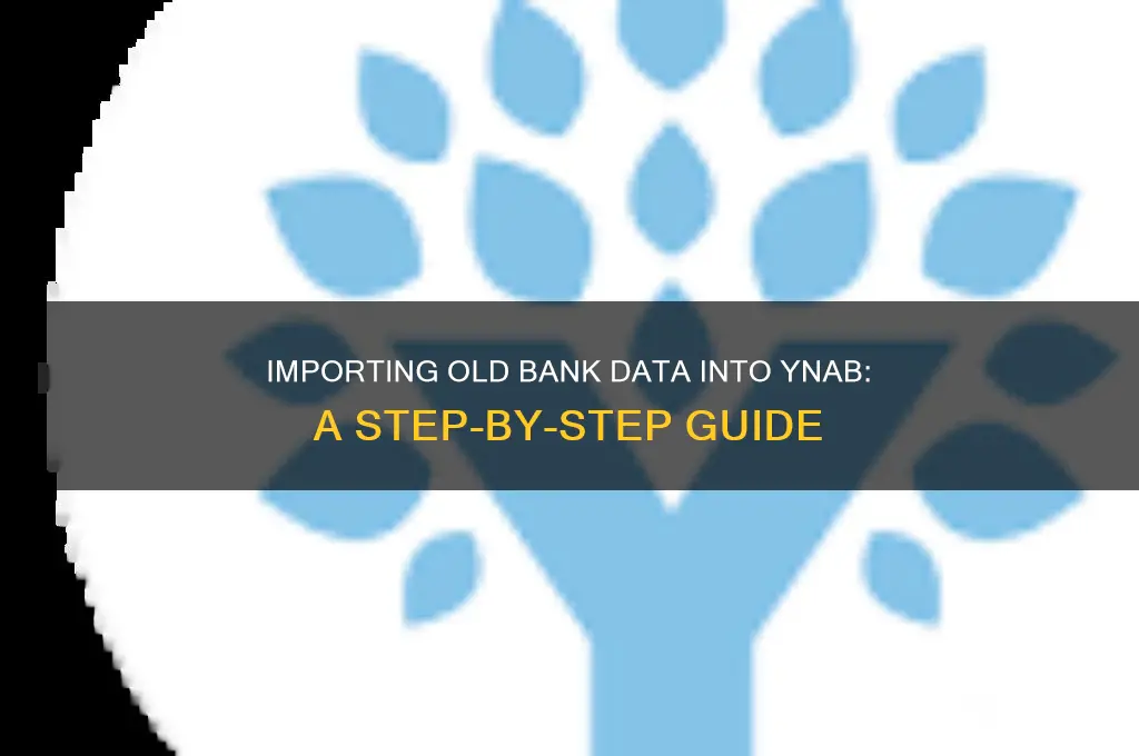 how to import old bank data ynab