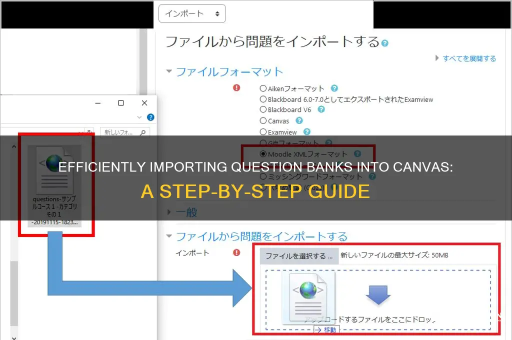 how to import question banks into canvas