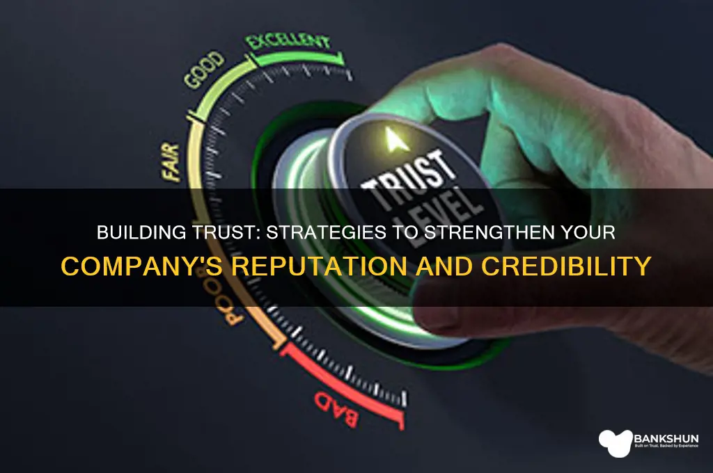 how to improve a companys trust bank
