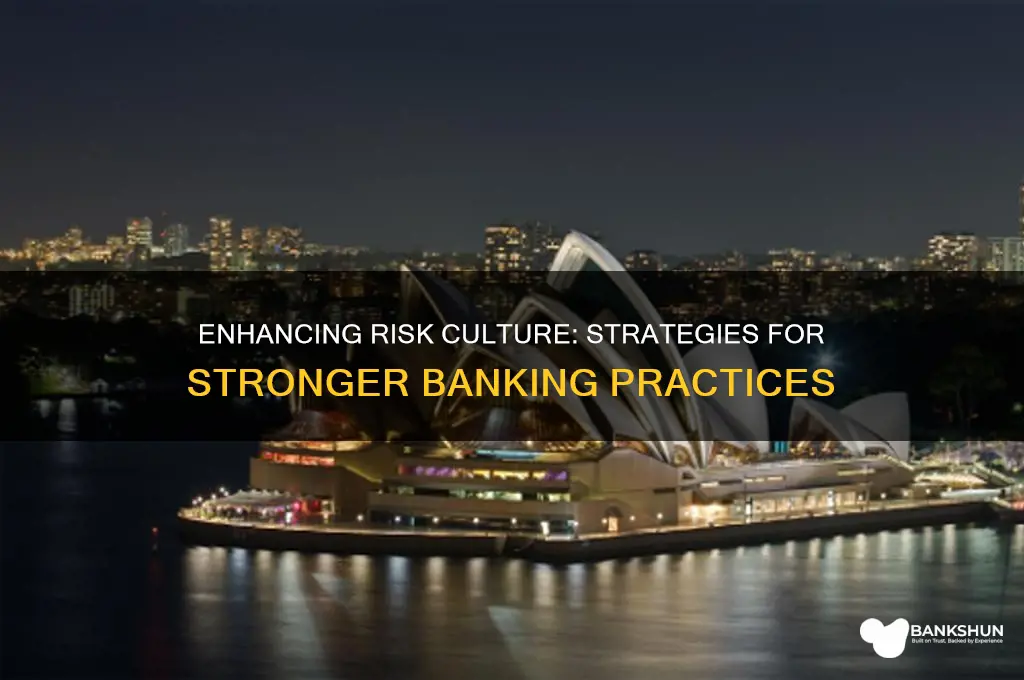how to improve risk culture in banks