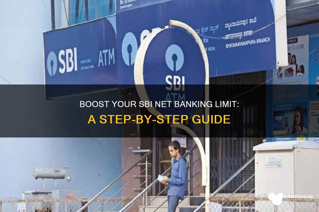 how to increase sbi net banking limit