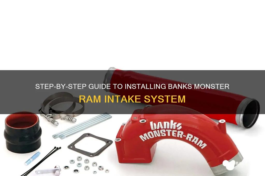 how to install banks monster ram intake