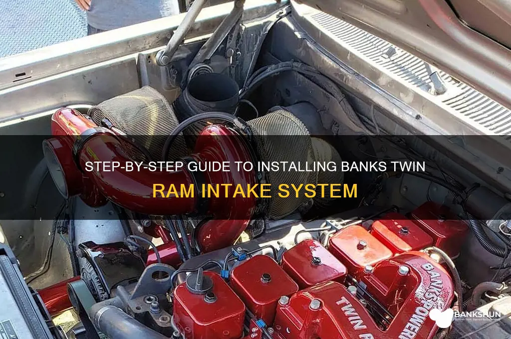 how to install banks twin ram intake