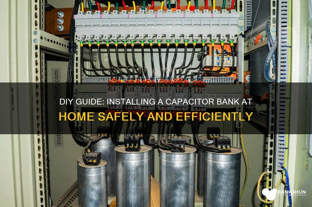 how to install capacitor bank at home