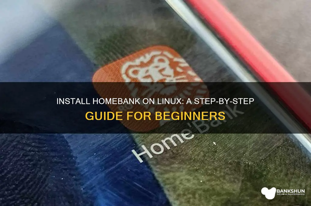 how to install home bank on linux