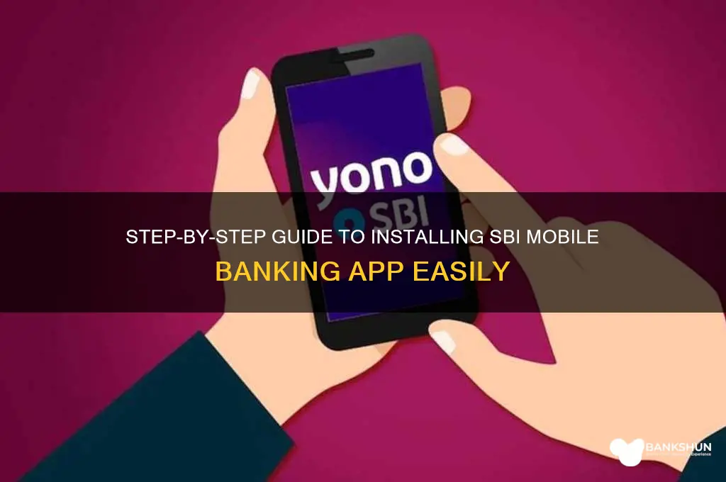 how to install sbi mobile banking app